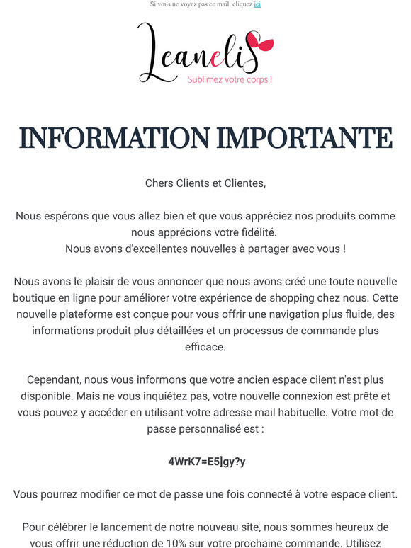 🔴 INFORMATION IMPORTANTE !