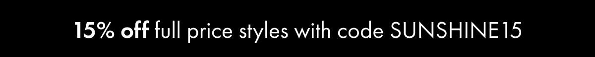 20% off full price styles