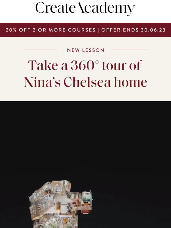An exclusive 360° tour of Nina’s home 🏠