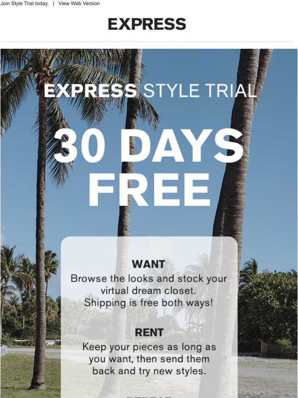 Rent a whole month of looks for $0 (really!)