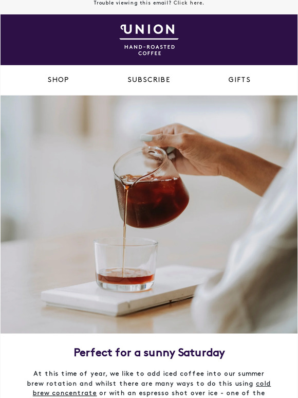 Our best iced filter coffee recipe