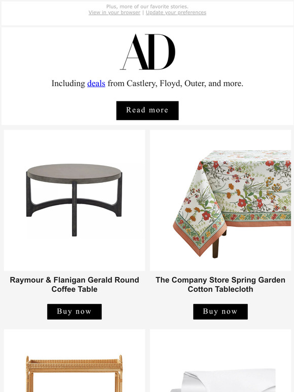 Architectural Digest 4th of July Furniture Sales You Can Shop Now Milled