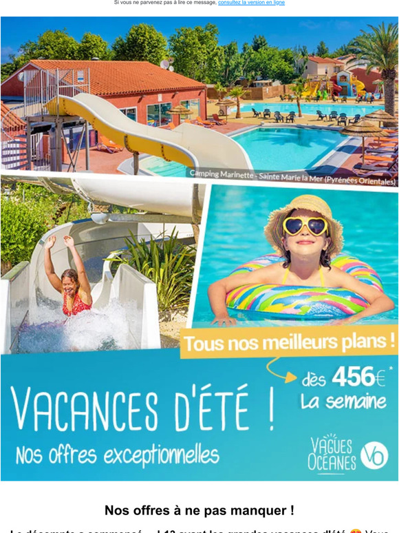 Bons plans : Vacances d'été !
