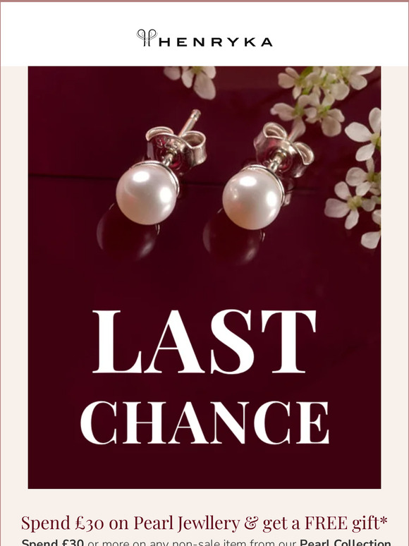Last Chance to get a FREE Gift worth £25 just for you! 💖