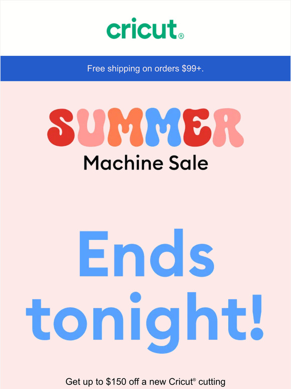 Cricut Destination Cricut Machine Sale Ends Tonight 🌅 Milled