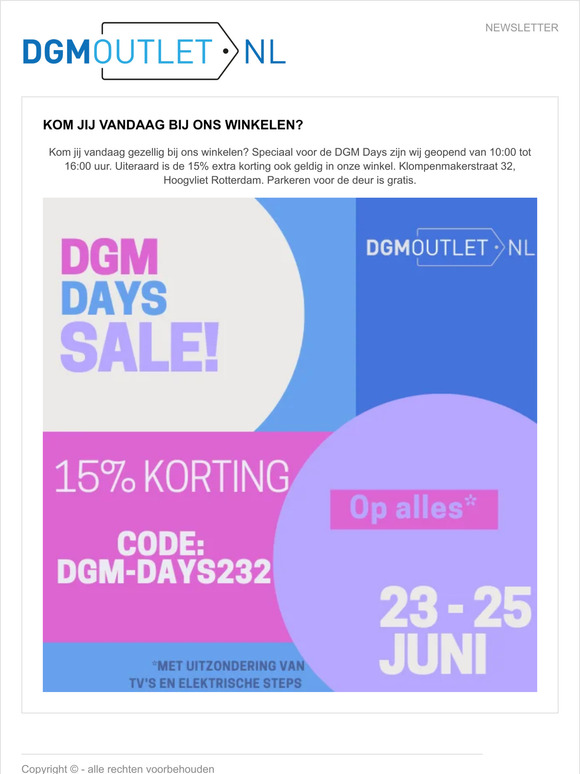 Kom jij vandaag bij ons winkelen?