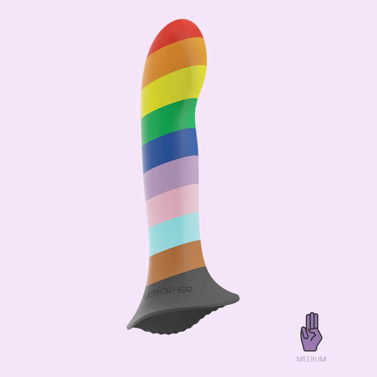 Image of PRIDE FUSION STRAP-ON DILDO WITH PLEASURE BASE