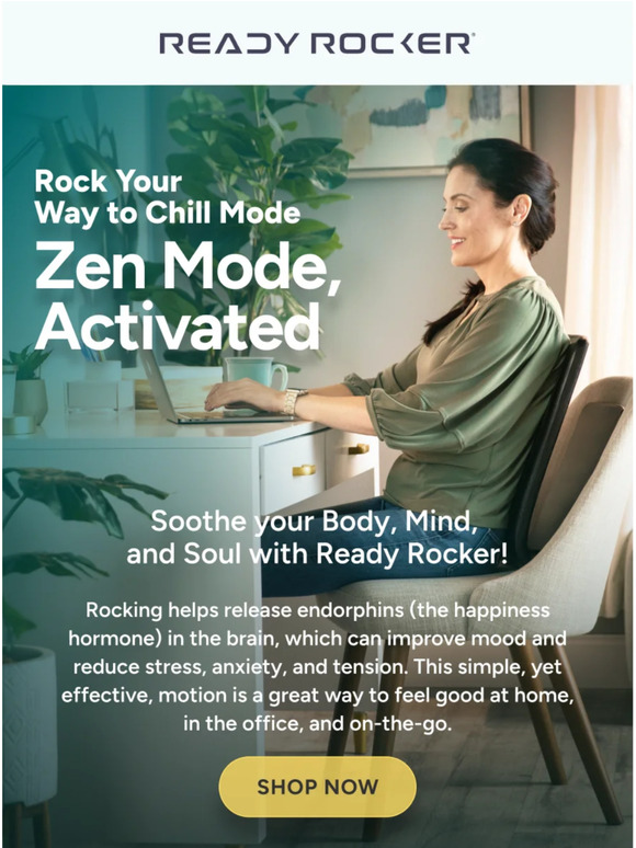 Find your zen with Ready Rocker