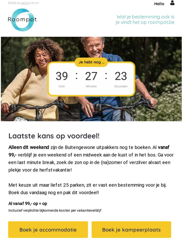 Alleen nog dit weekend: Buitengewone uitpakkers!