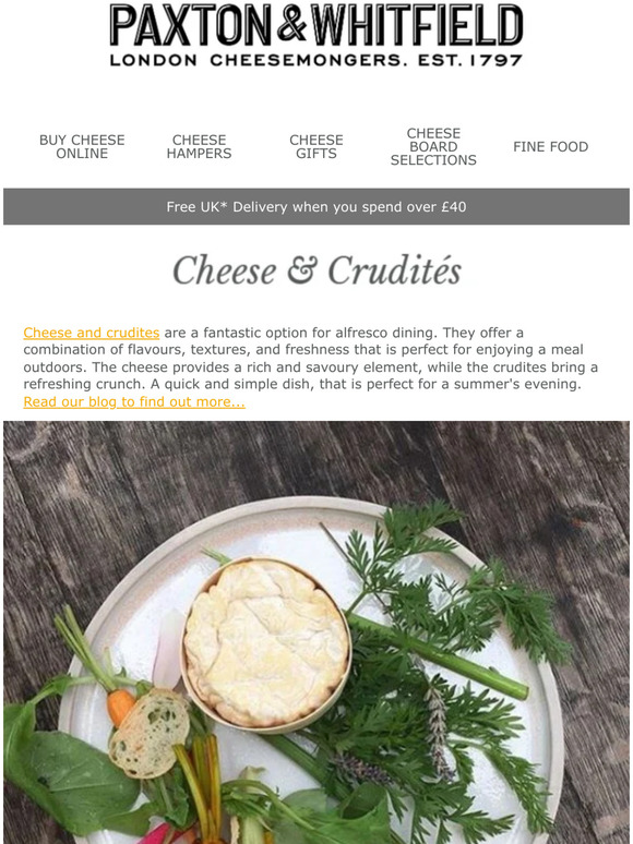 Cheese & Crudities
