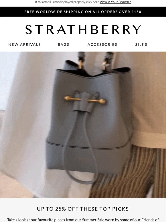 Summer Sale styled by our Friends of Strathberry