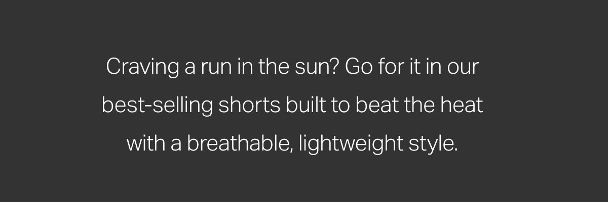Craving a run in the sun?