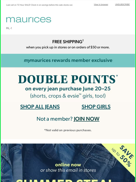 Email Newsletters Shop Sales, Discounts, and Coupon Codes