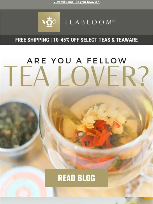 Are you a fellow tea lover? 😍