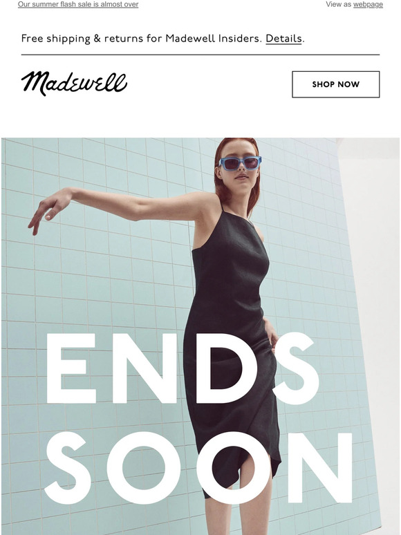 Madewell Email Newsletters Shop Sales, Discounts, and Coupon Codes