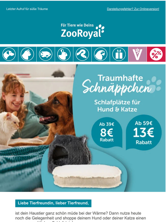 Nur noch heute: Dein Rabatt auf Schlafplätze