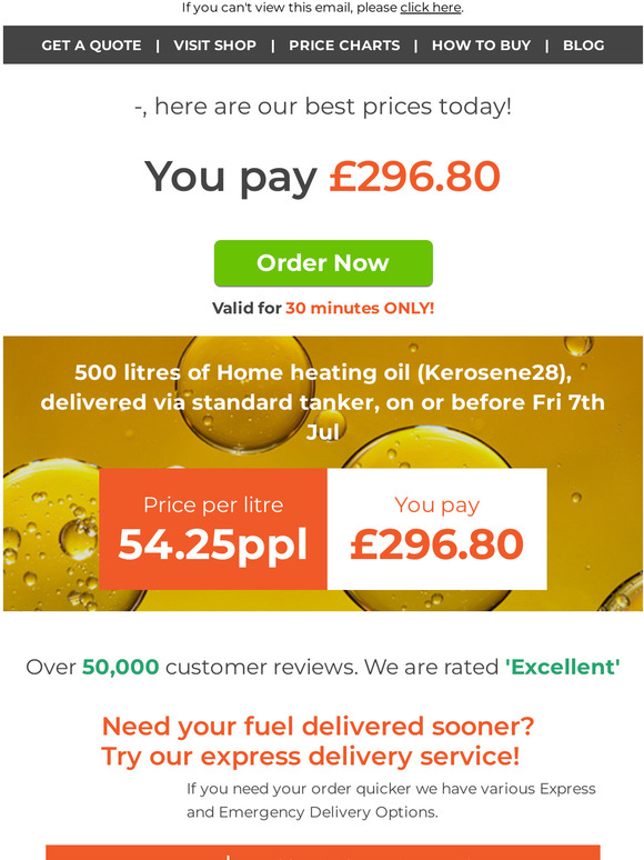 Boiler Juice Your heating oil quote — Milled