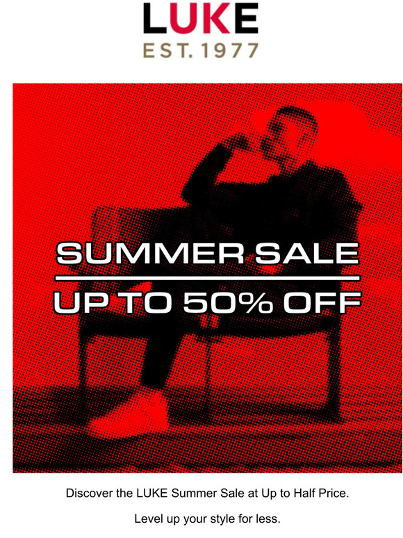SUMMER SALE - Up to Half Price