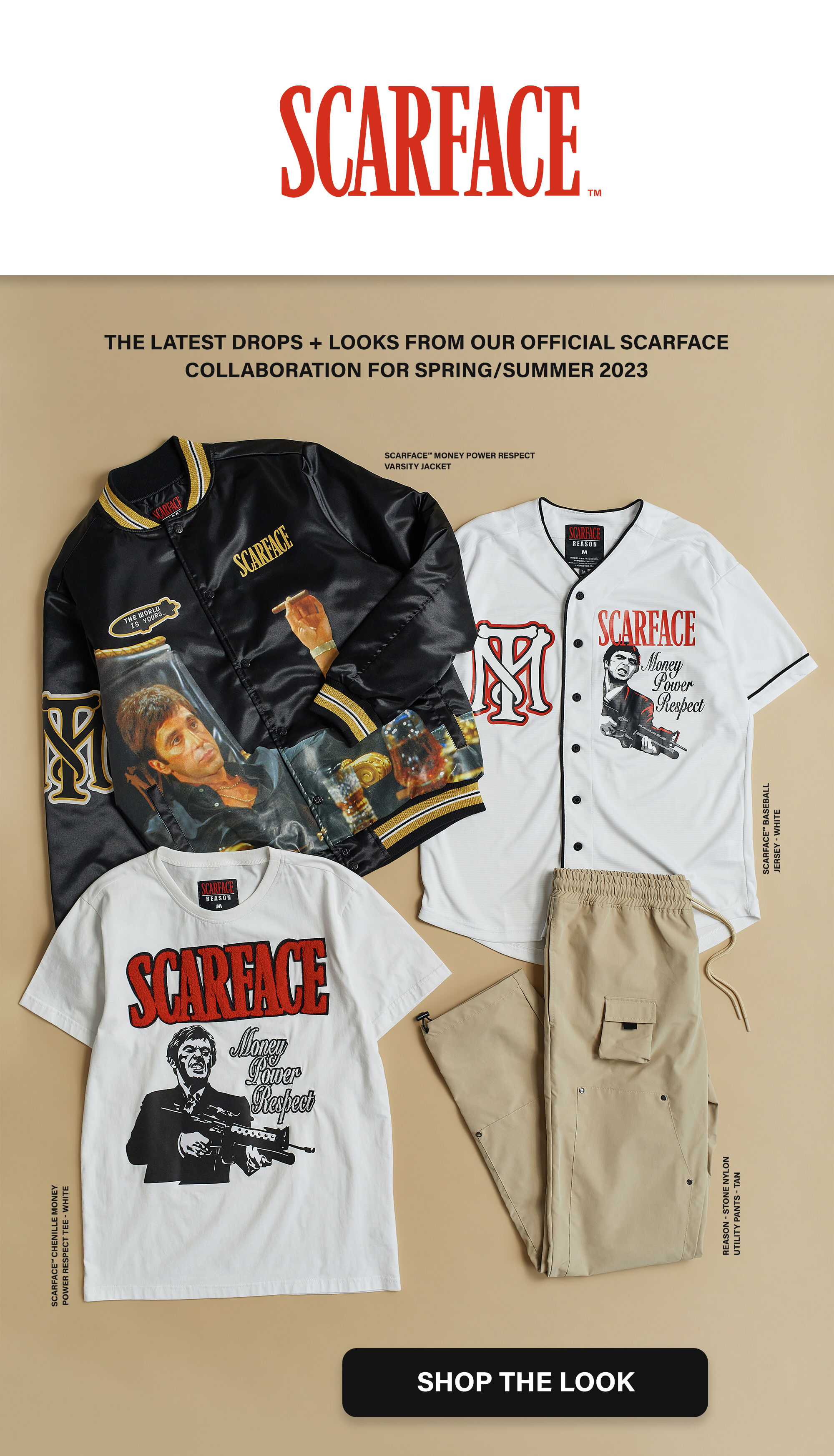 Reason brand Scarface exclusive collab top