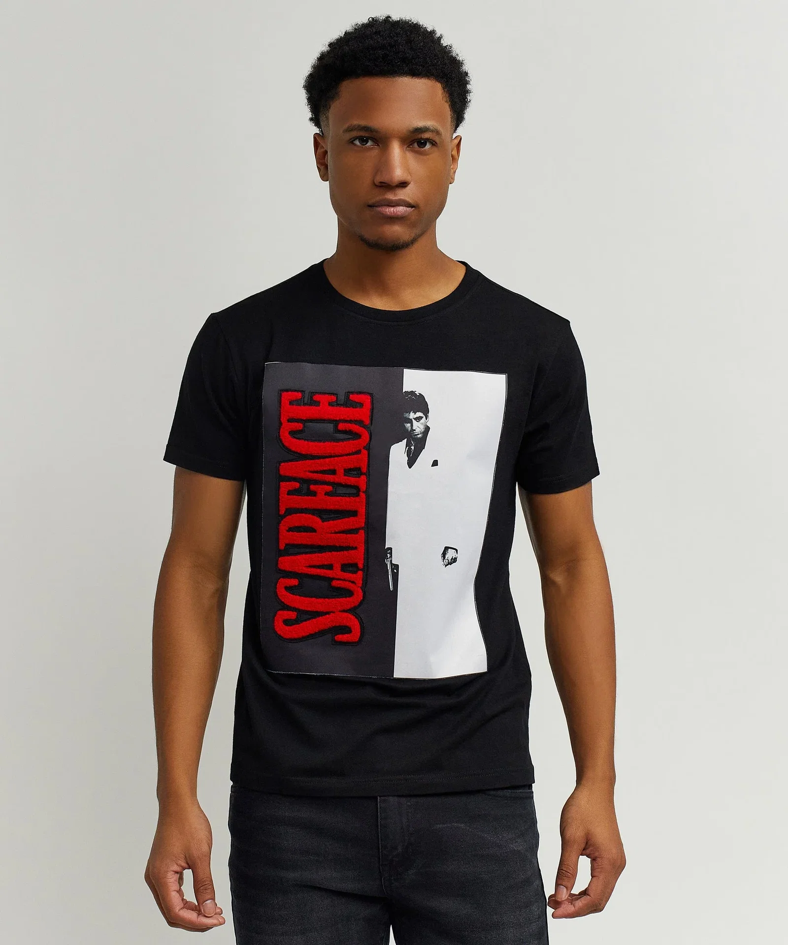 Scarface™ Chenille Split Tee - Black