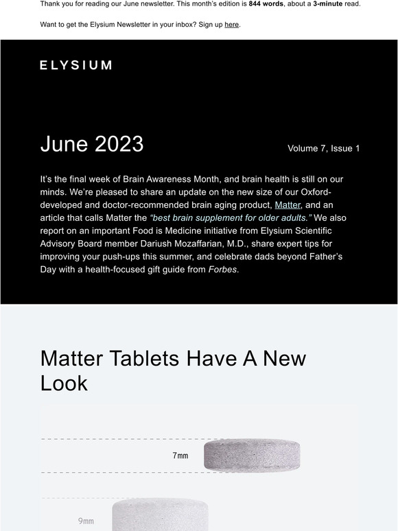 June Newsletter: “Best brain supplement for older adults”