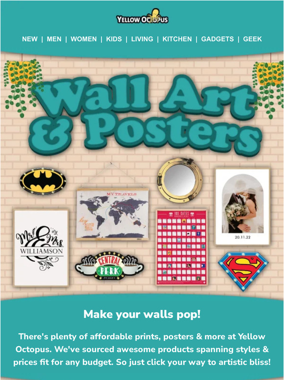 Transform Your Space With Awesome Wall Art & Posters 🏡