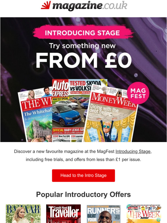 Offers from less than £1 per issue