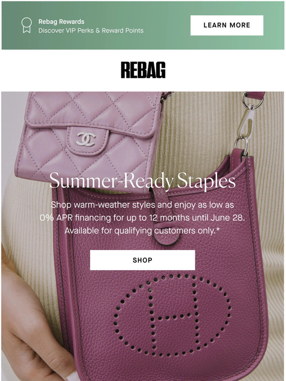 Rebag Infinity Lets Customers Purchase A Handbag, And Trade It In For A New  One Seasonally