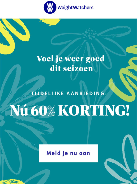 Start nu met 60% korting! 🥳