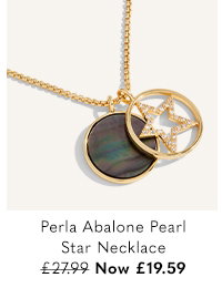 Perla Abalone Pearl Star Necklace