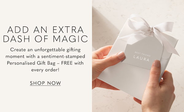 Free Personalised Gift Bag With Every Order