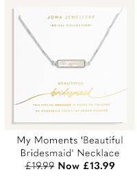 My Moments Bridal 'Beautiful Bridesmaid' Necklace