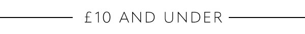 Sale £10 and under