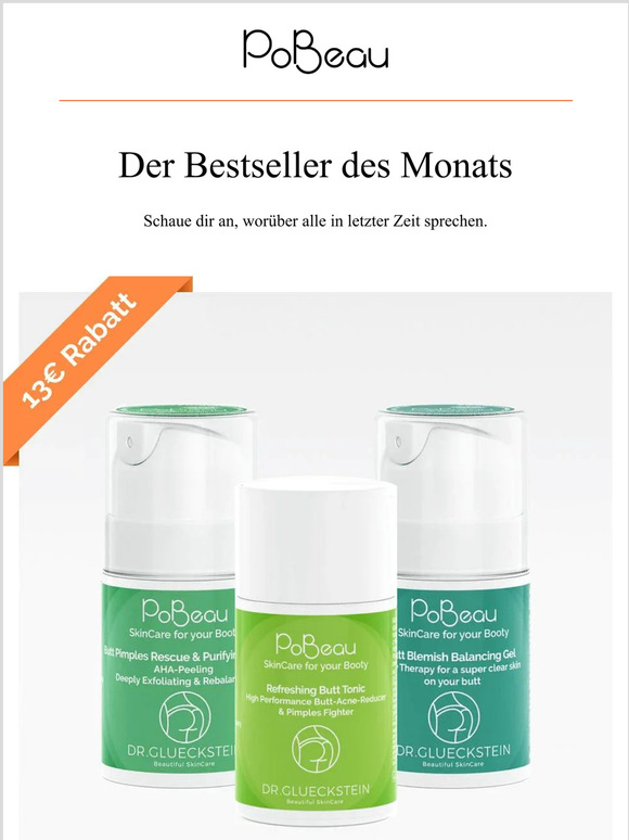 Mach deinem Po eine Freude und fühl dich diesen Sommer extra wohl 🍑