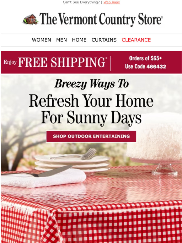 Refresh your home for sunny days + Free shipping