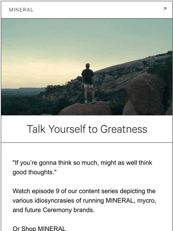 Talk Yourself to Greatness