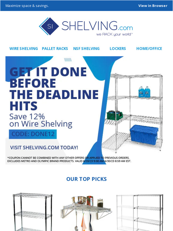 Maximize Space & Savings