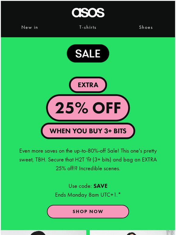 Extra 25% off Sale when you buy 3+ bits 🙌
