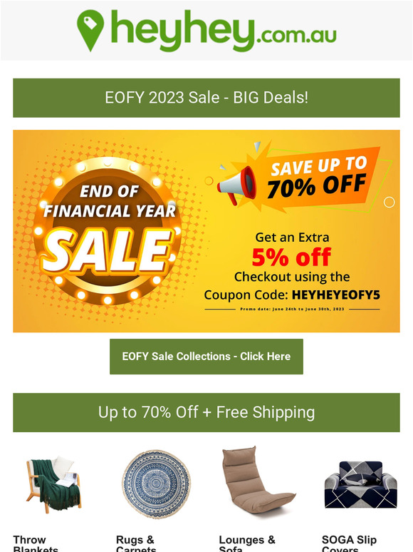 End Of Financial Year Sale is Running Now!
