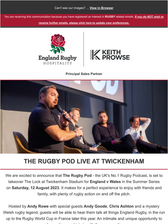 Hear from rugby geniuses in The Lock 🏉