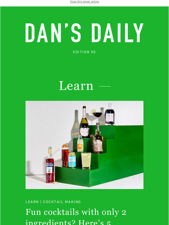 Dan Murphys Our twoingredient cocktail howto Milled