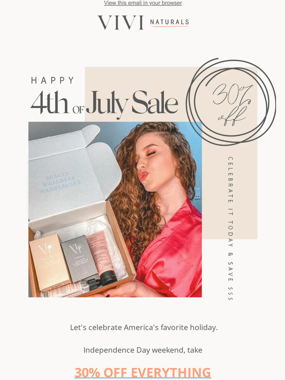 Stars, stripes and SALES starts now! ⭐
