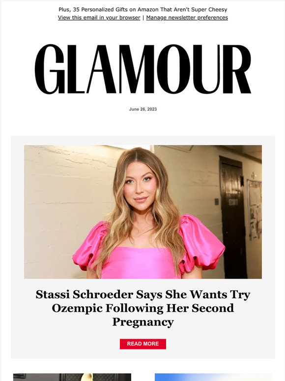 Glamour Stassi Schroeder Says She Wants Try Ozempic Following Her