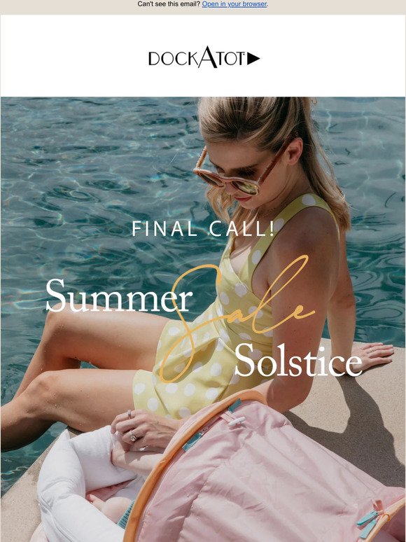 Final Hours of Summer Solstice Sale!