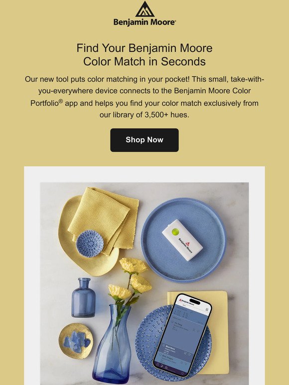 The Benjamin Moore Color Match Tool is Here!