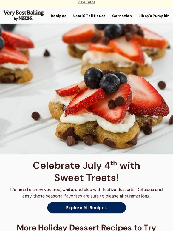 Festive recipes for your 4th of July.
