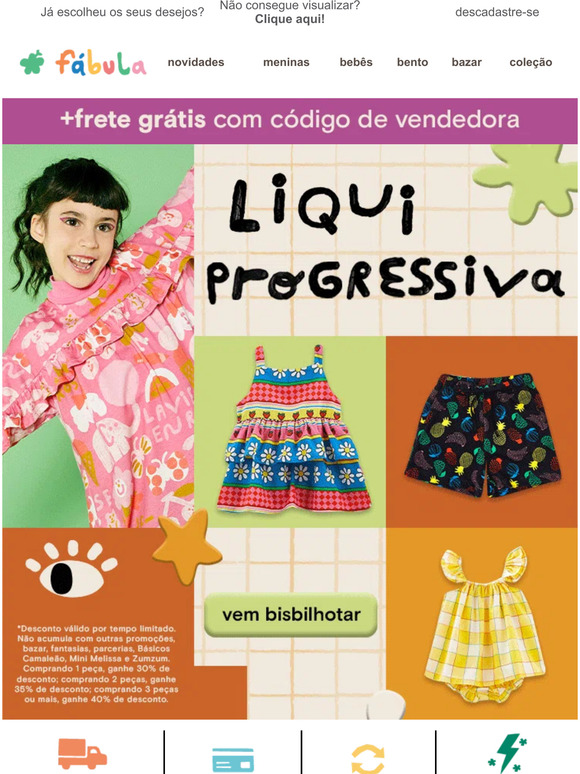 Liqui Progressiva: Até 50% 🎉