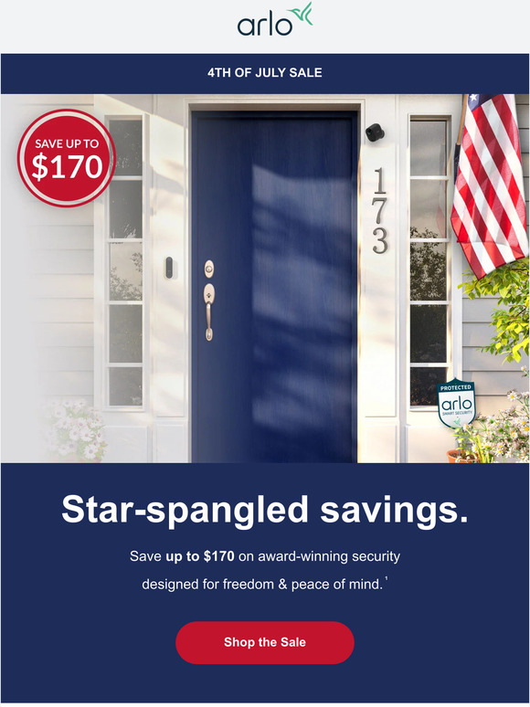 4th of July Sale starts now.