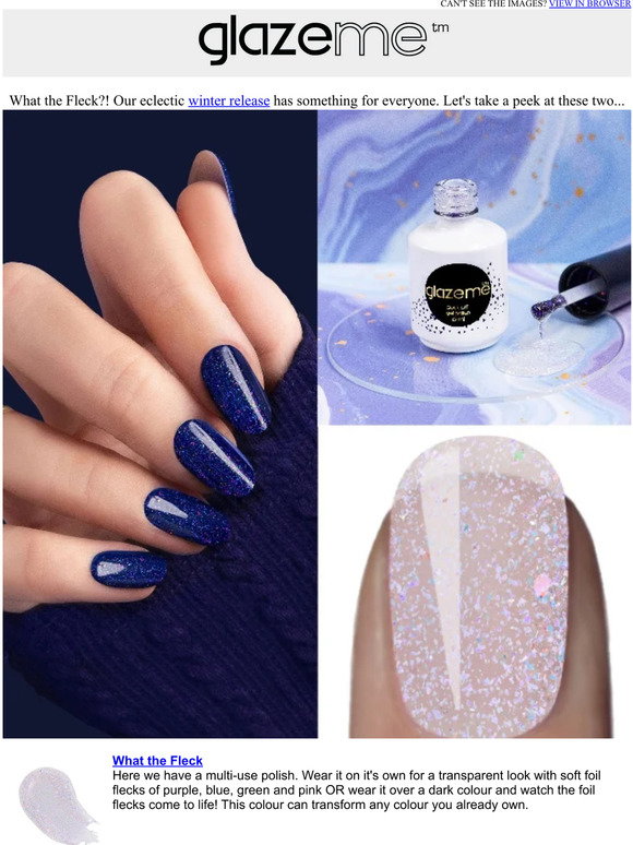 GlazeMe Gel Nail Polish Australia Blue Steel Really Really 