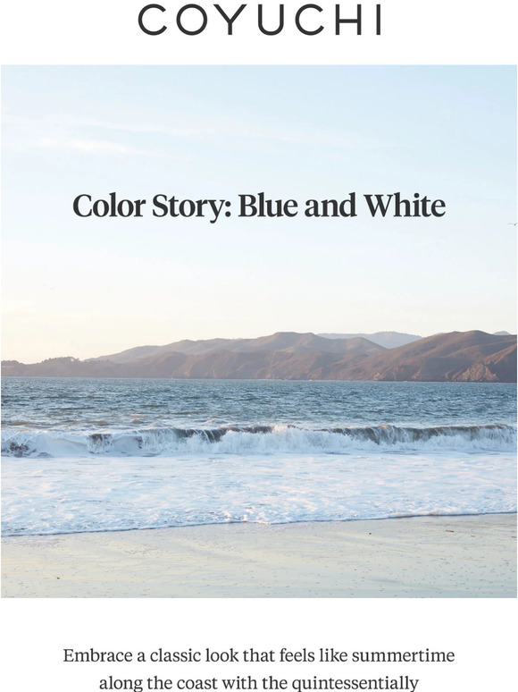 Color Story: Blue and White